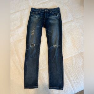 AG JEANS “The Super Skinny Ankle Jeans”